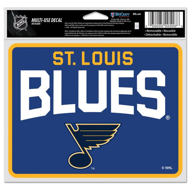 Calcomanías para fanáticos de los St. Louis Blues de 5" x 6"