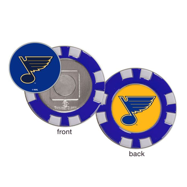 Marcador de fichas de póquer de golf St. Louis Blues