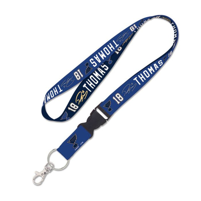 St. Louis Blues Lanyard w/detachable buckle 1" Robert Thomas