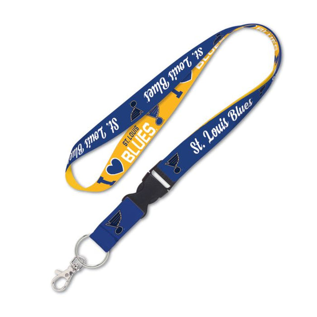 St. Louis Blues Lanyard w/detachable buckle 1"