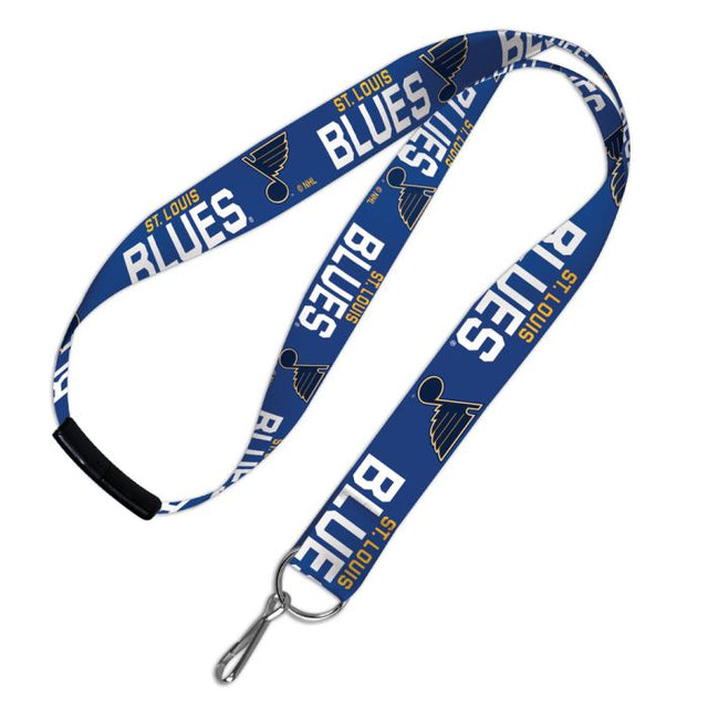 Cordones de los St. Louis Blues con cierre de seguridad de 1"