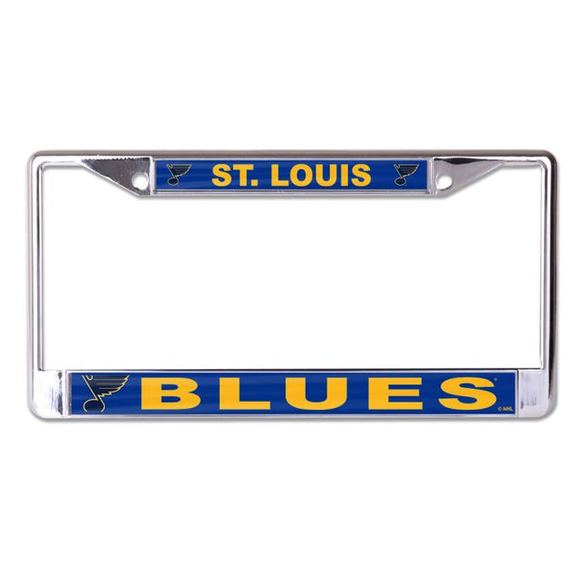 Marco de licencia MEGA Plt de St. Louis Blues impreso en talla S/L