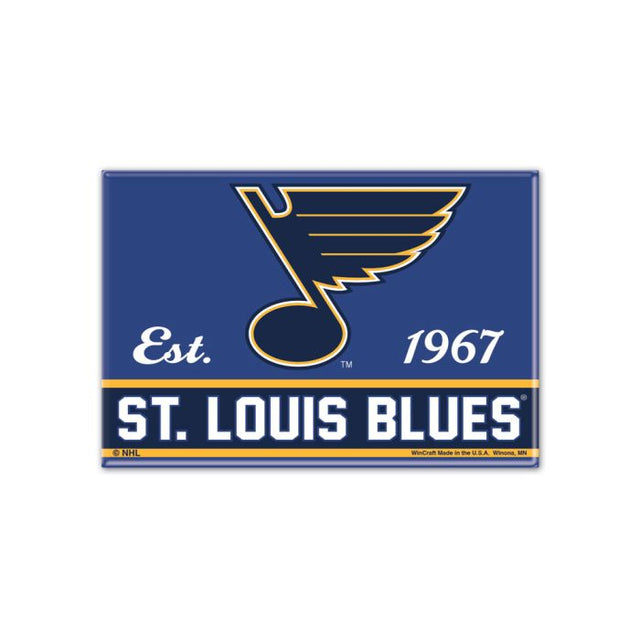 St. Louis Blues Metal Magnet 2.5" x 3.5"