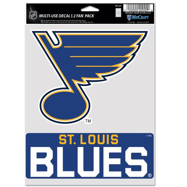 Paquete multiusos para dos fanáticos de St. Louis Blues