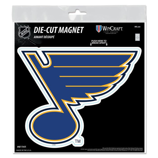 Imanes para exteriores de St. Louis Blues de 6" x 6"