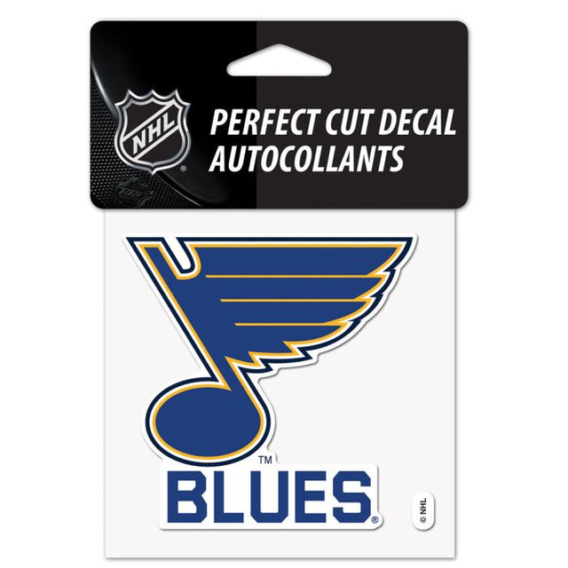 St. Louis Blues Perfect Cut Color Decal 4" x 4"