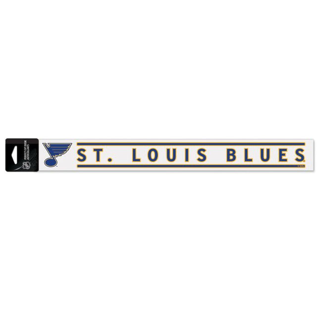 Calcomanías de St. Louis Blues de corte perfecto de 2" x 17"