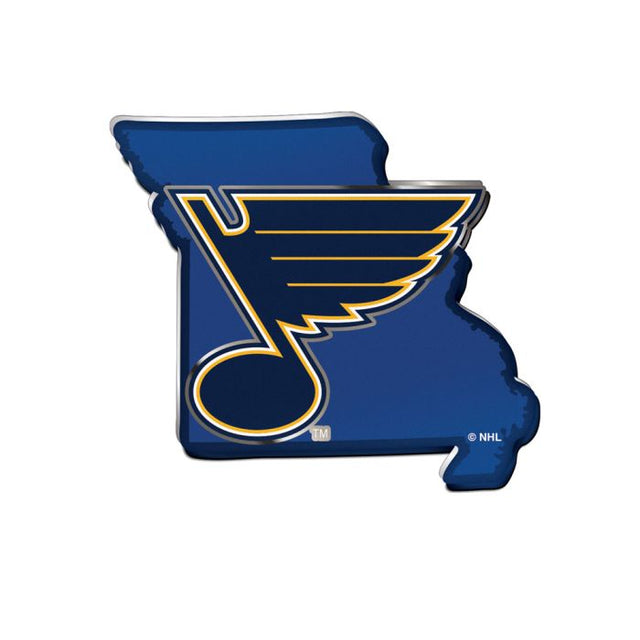 Emblema acrílico para automóvil de St. Louis Blues STATE