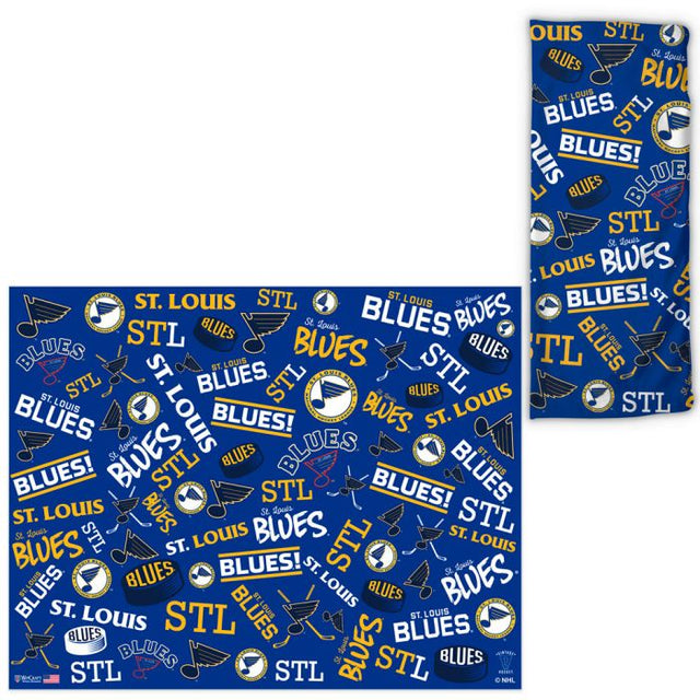 Envolturas para abanicos con estampados dispersos de los St. Louis Blues