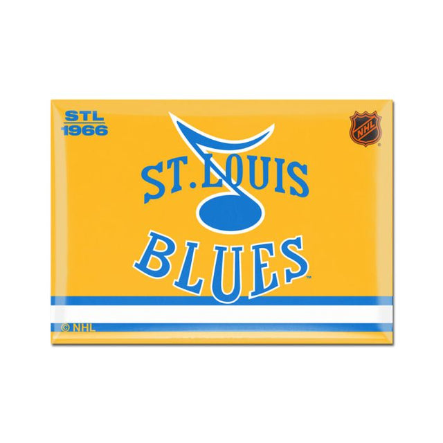 Imán metálico de edición especial de St. Louis Blues de 2,5" x 3,5"