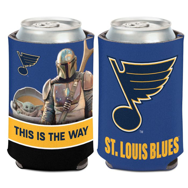 St. Louis Blues / Star Wars mandalorian Can Cooler 12 oz.