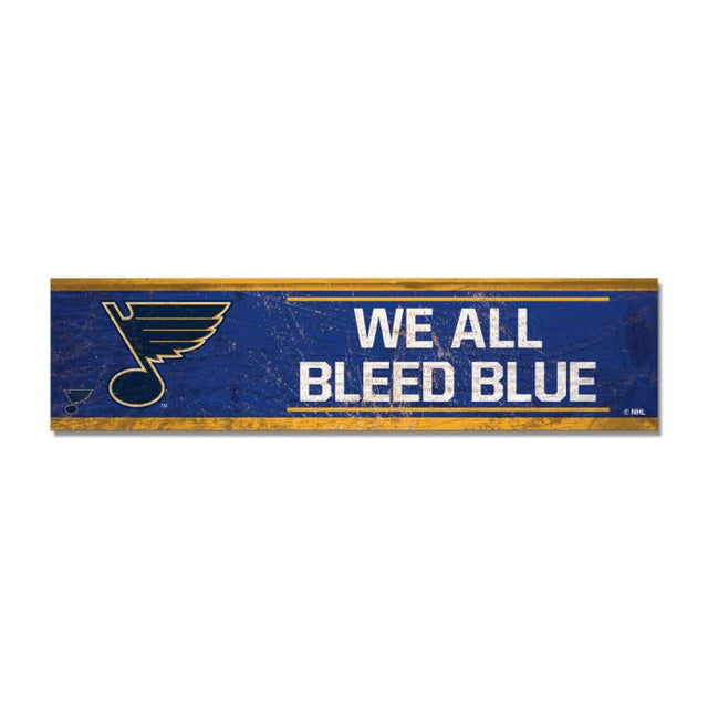 St. Louis Blues Wooden Magnet 1.5" X 6"