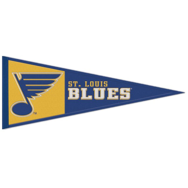 Banderín de lana de los St. Louis Blues de 13" x 32"