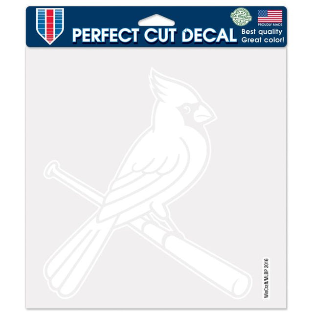 St. Louis Cardinals Bird on bat! Perfect Cut Decals 8" x 8"