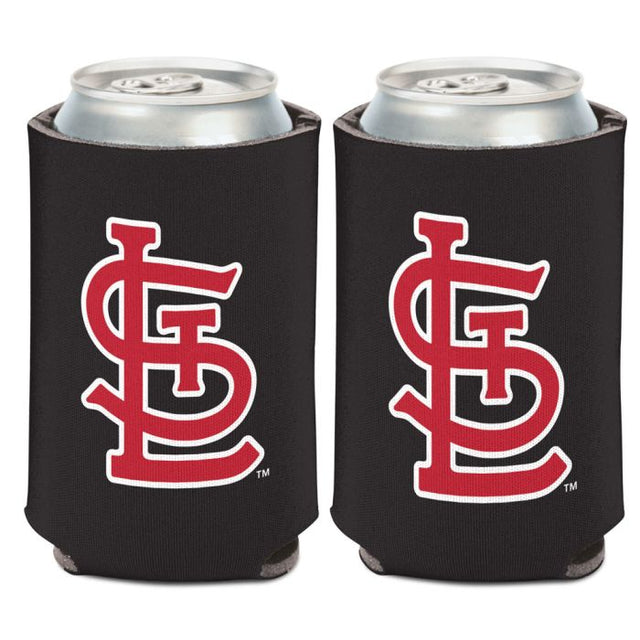 Enfriador de lata negro de los St. Louis Cardinals de 12 oz.