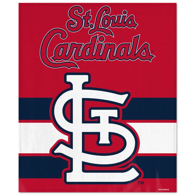 Manta de los St. Louis Cardinals: ultra suave, 50" x 60"