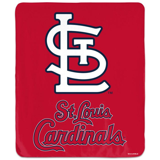 Manta de los St. Louis Cardinals: imagen ganadora, 50 x 60 pulgadas