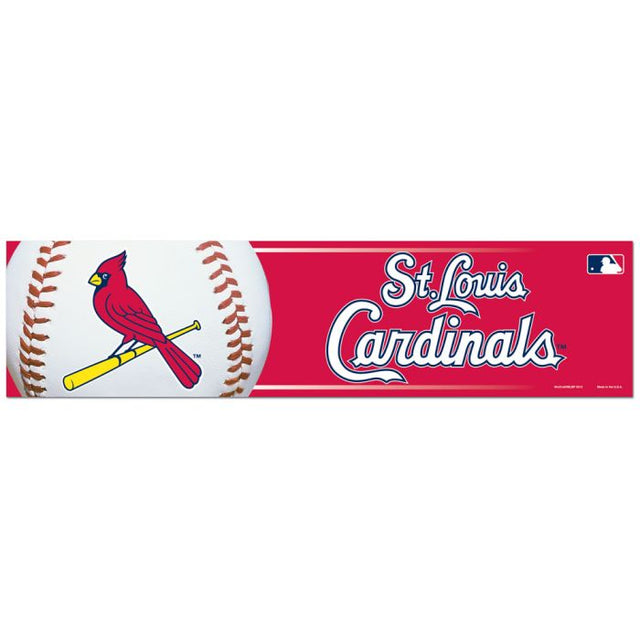 St. Louis Cardinals Bumper Strip 3" x 12"