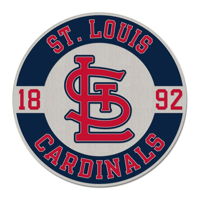 St. Louis Cardinals CIRCLE ESTABLISHED Collector Enamel Pin Jewelry Card