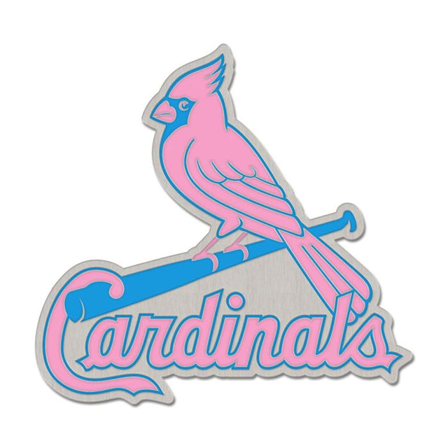 Tarjeta de joyería con pin esmaltado de colección de los St. Louis Cardinals