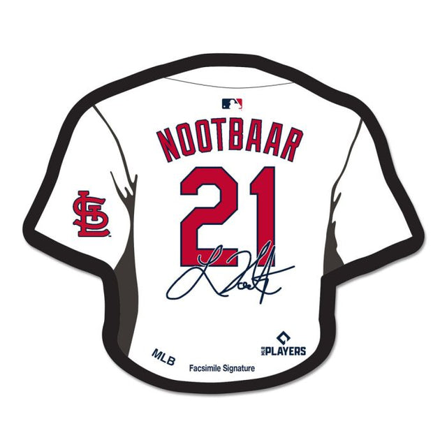 Tarjeta de joyería con pin de colección de los St. Louis Cardinals de Lars Nootbaar