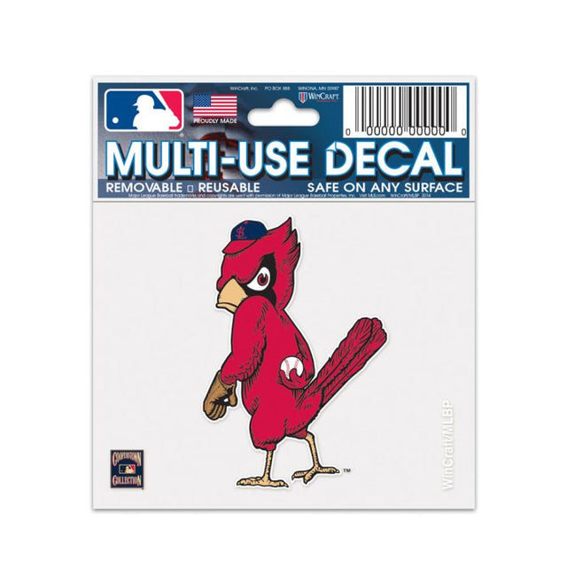 St. Louis Cardinals / Cooperstown Multi-Use Decal 3" x 4"