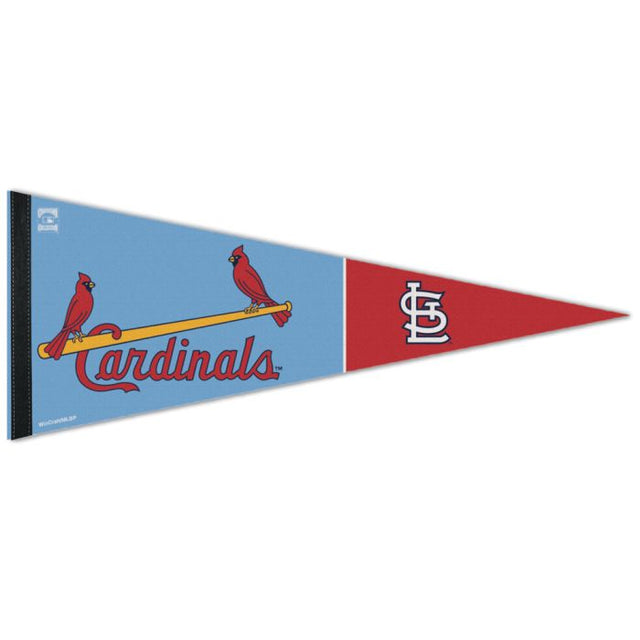 Banderín premium de los St. Louis Cardinals/Cooperstown de 30 x 76 cm