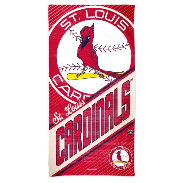 Toalla de playa Spectra de los St. Louis Cardinals/Cooperstown, 30" x 60"