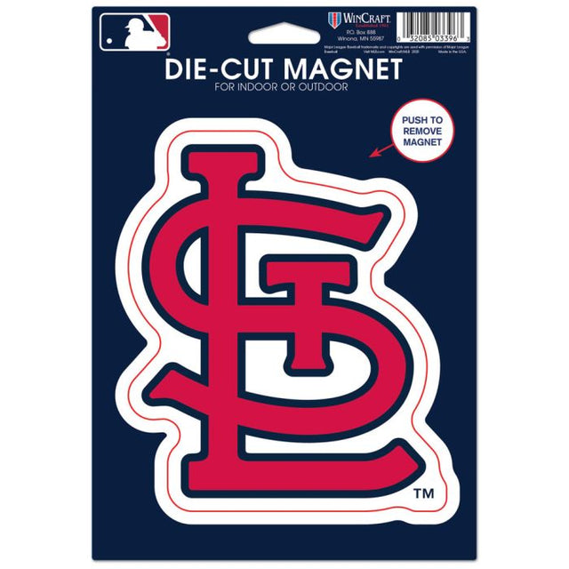 St. Louis Cardinals Die Cut Logo Magnet 6.25" x 9"