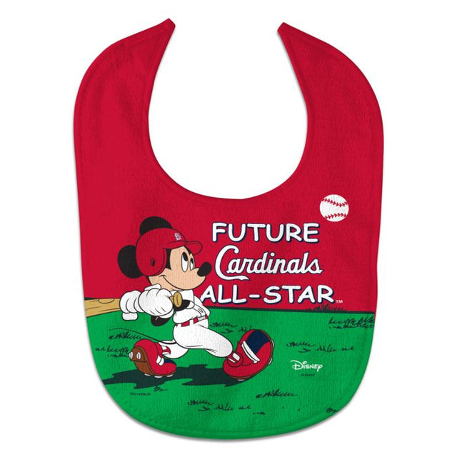 Babero para bebé All Pro de Disney de los St. Louis Cardinals