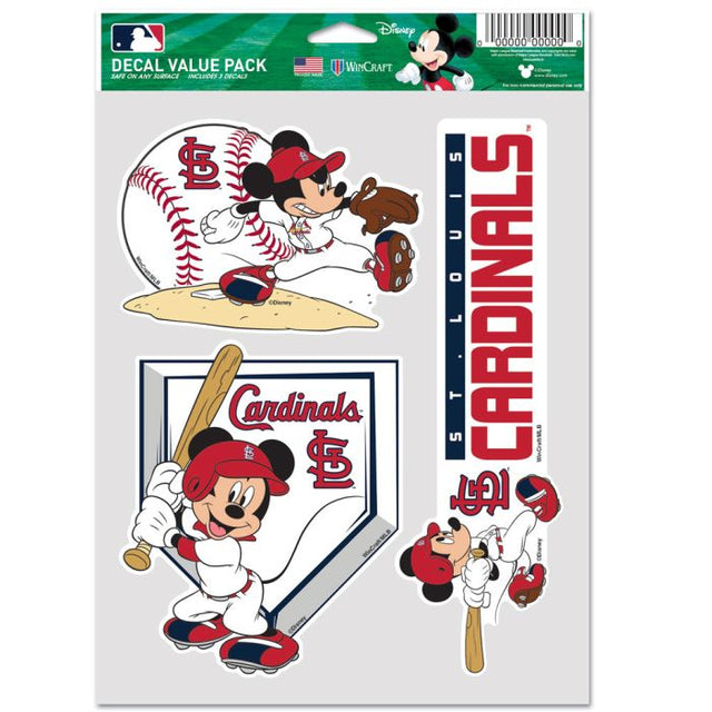 Paquete multiusos para 3 fanáticos de los St. Louis Cardinals / Disney