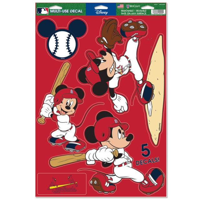 St. Louis Cardinals / Disney Multi-Use Decal 11" x 17"