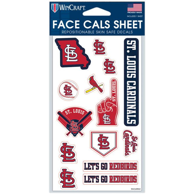 St. Louis Cardinals Face Cals 4" x 7"