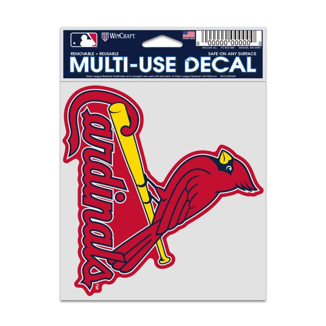 Calcomanías para fanáticos de los St. Louis Cardinals de 3,75" x 5"