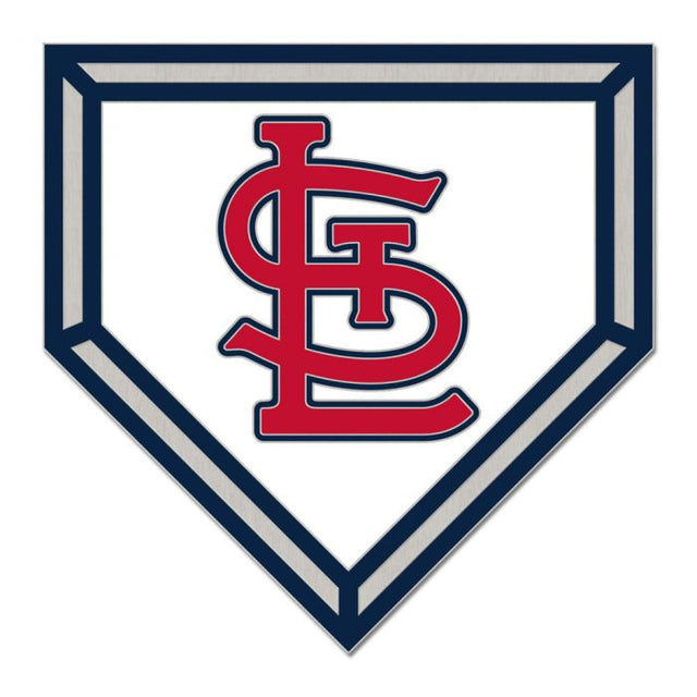 St. Louis Cardinals HOME PLATE Collector Enamel Pin Jewelry Card