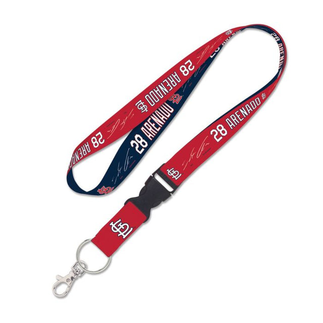 St. Louis Cardinals Lanyard w/detachable buckle 1" Nolan Arenado