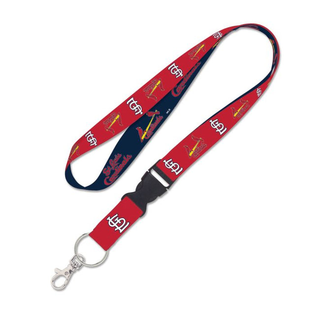 Cordón de los St. Louis Cardinals con hebilla desmontable de 1"