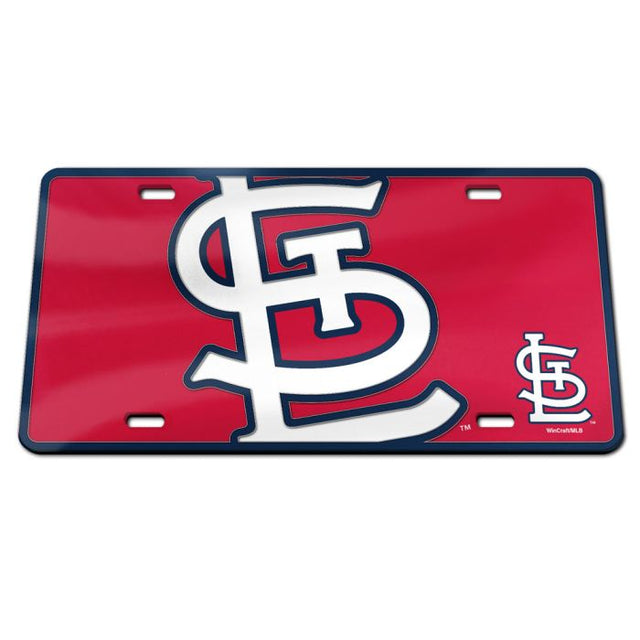 St. Louis Cardinals Mega Specialty Acrylic License Plate