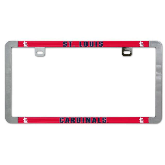 St. Louis Cardinals Metal Lic. Plate Frame Slim