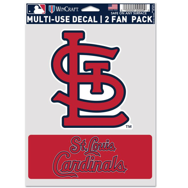 St. Louis Cardinals Multi Use 2 Fan Pack