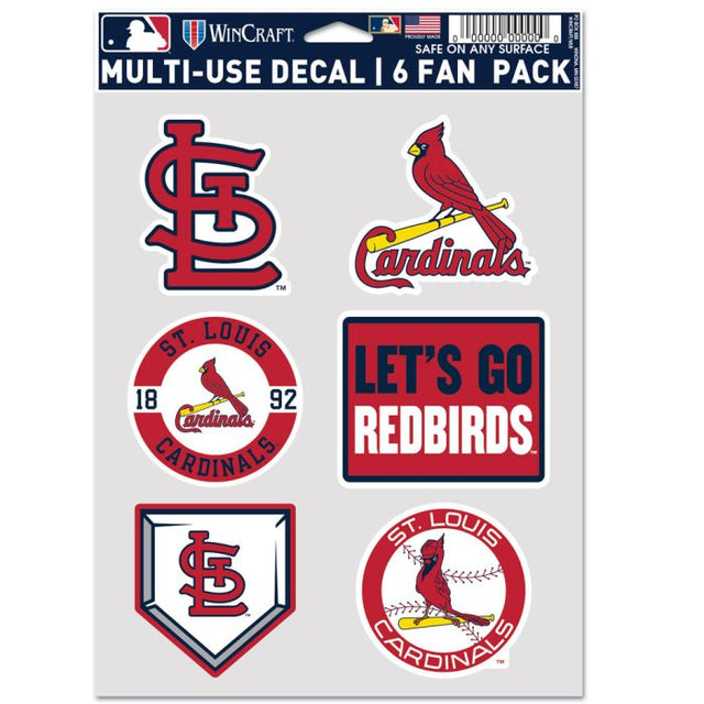 Paquete multiusos para 6 fanáticos de los St. Louis Cardinals