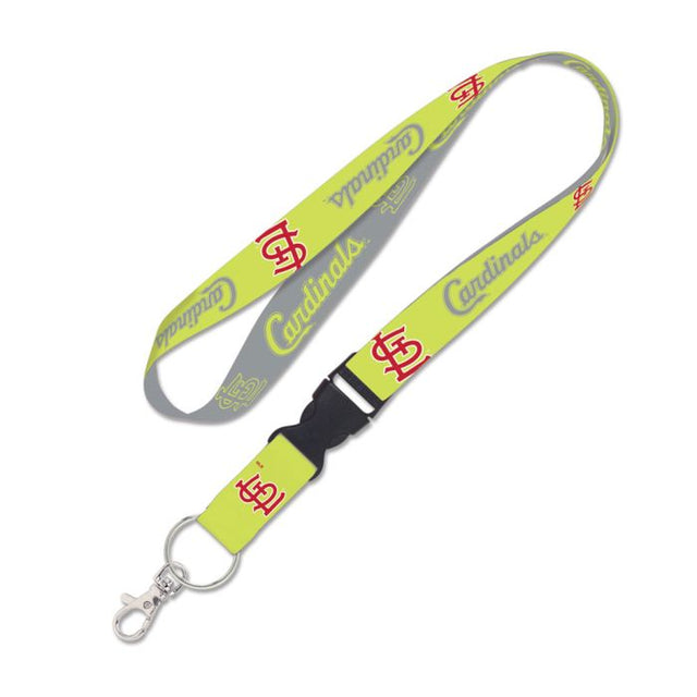 St. Louis Cardinals NEON Lanyard w/detachable buckle 1"