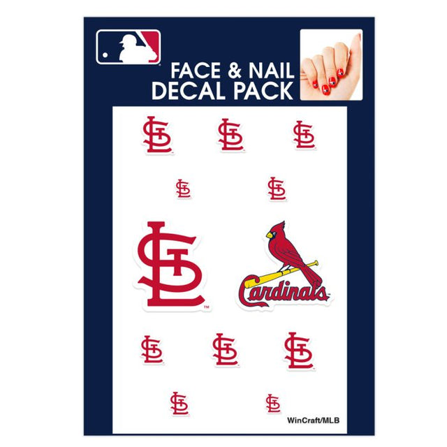 Calcomanías para uñas de los St. Louis Cardinals