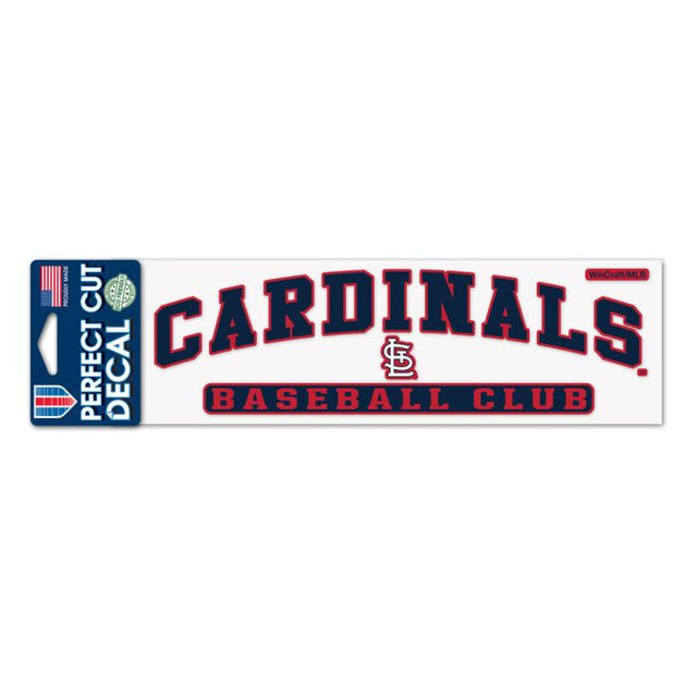 St. Louis Cardinals Perfect Cut Decals 3" x 10"