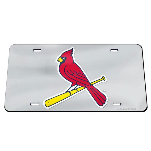 Matrícula acrílica especial de los St. Louis Cardinals