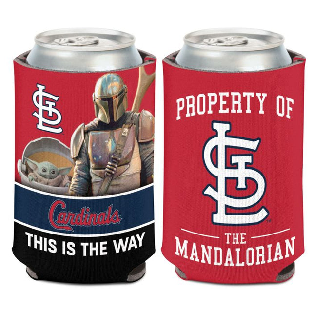 Enfriador de lata St. Louis Cardinals / Star Wars Mandalorian de 12 oz.