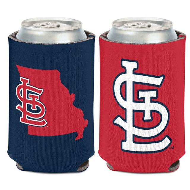 Enfriador de lata con forma del estado de los St. Louis Cardinals, 12 oz.