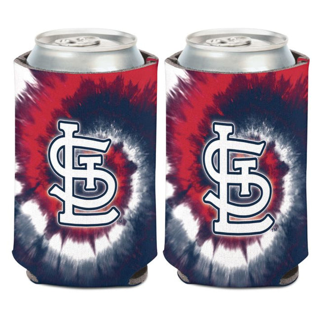 Enfriador de lata con teñido anudado de los St. Louis Cardinals, 12 oz.