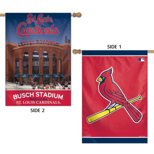 St. Louis Cardinals Vertical Flag 2 Sided 28" x 40"