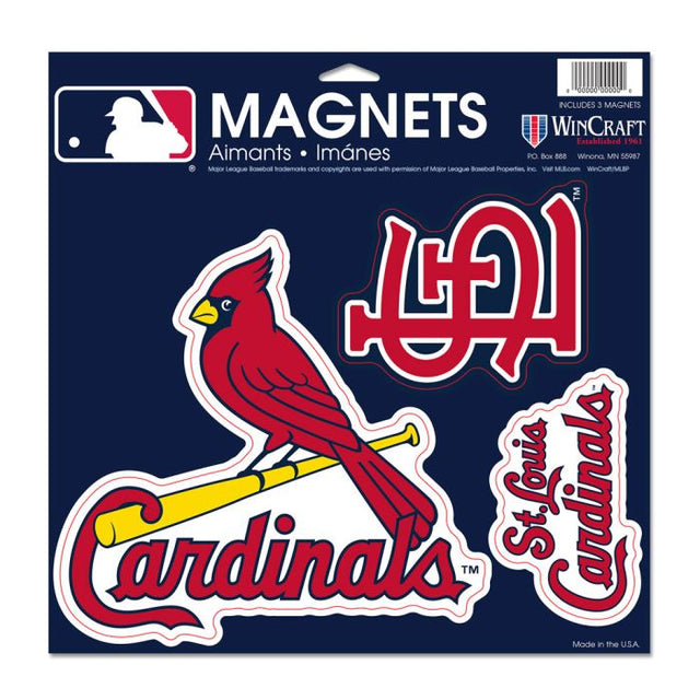 Imán de vinilo de los St. Louis Cardinals de 11" x 11"